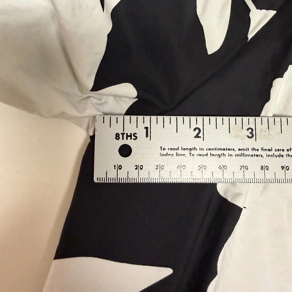 Kate Spade New York Target Black White Floral Balloon Sleeve Shift Dress Large‎